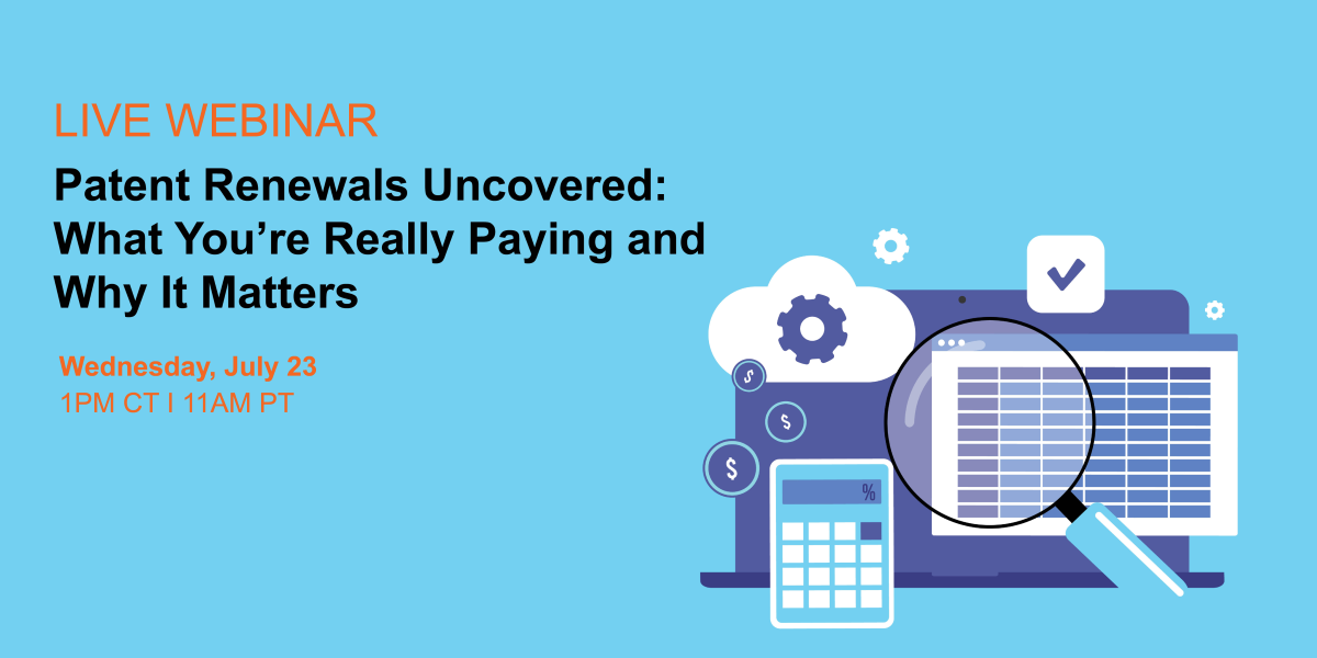 Live Webinar: Patent renewals uncovered
