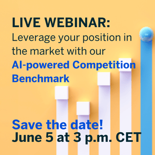 Live Webinar: Leverage your position in the market with our AI-powered Competition Benchmark