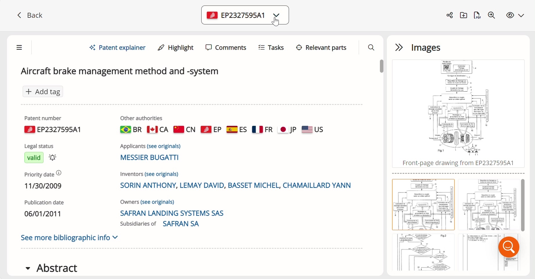 newsletter patent viewer